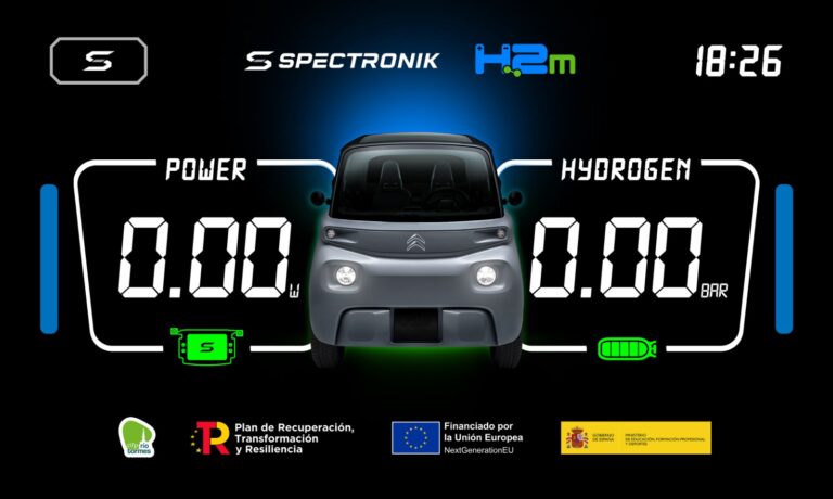H2m desarrolla un proyecto de movilidad de Hidrógeno con Citroën AMI en colaboración con centros de Formación Profesional